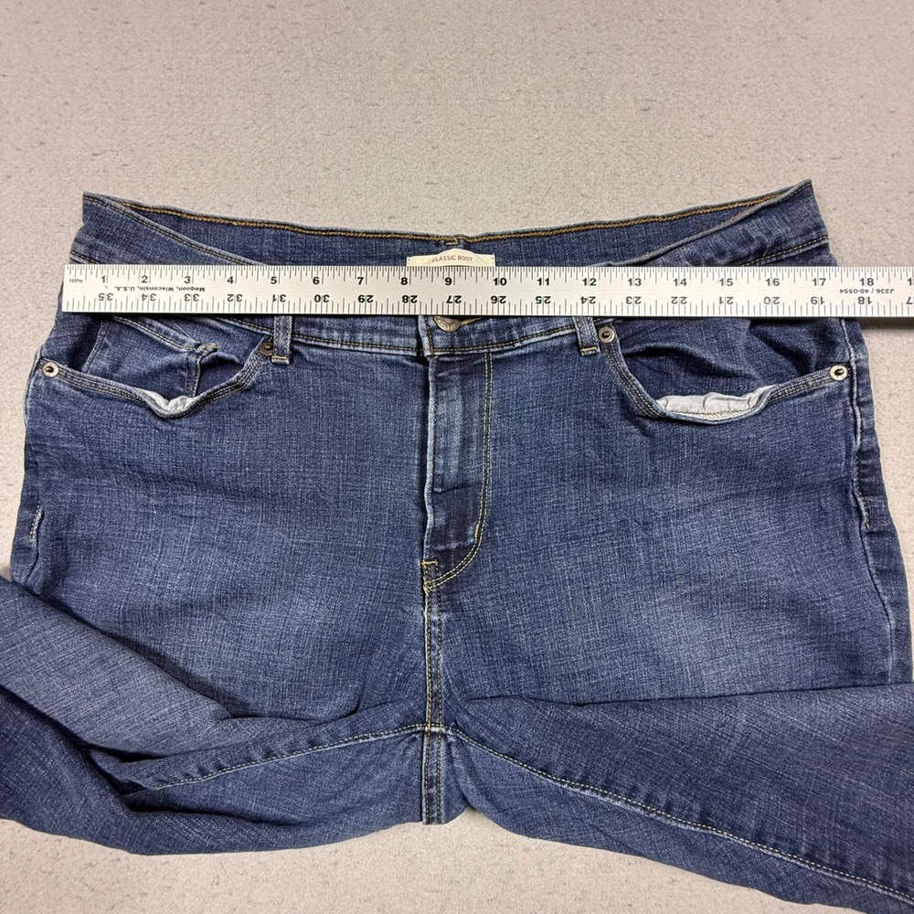 Levis Classic Bootcut Jeans Womens 16S Medium Wash Blue Denim WaterLess - Picture 5 of 11